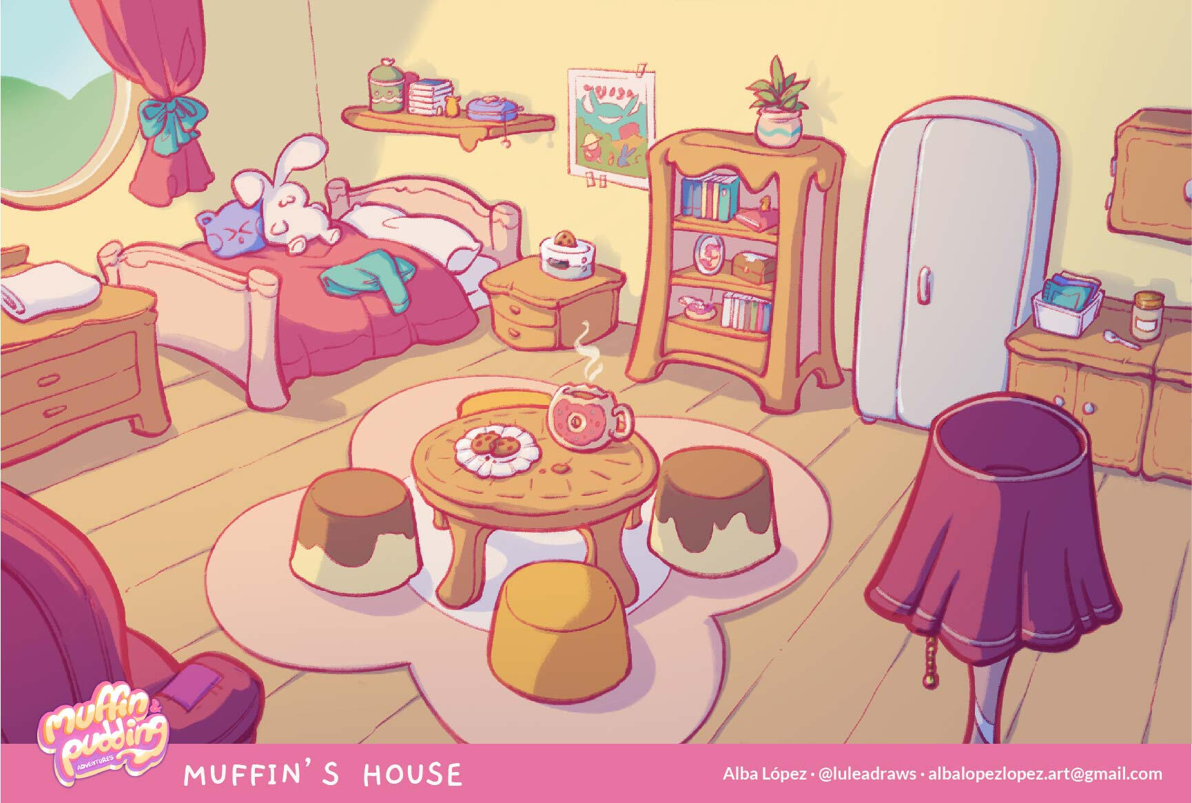 Muffin &amp; Pudding: Muffin's House, Day