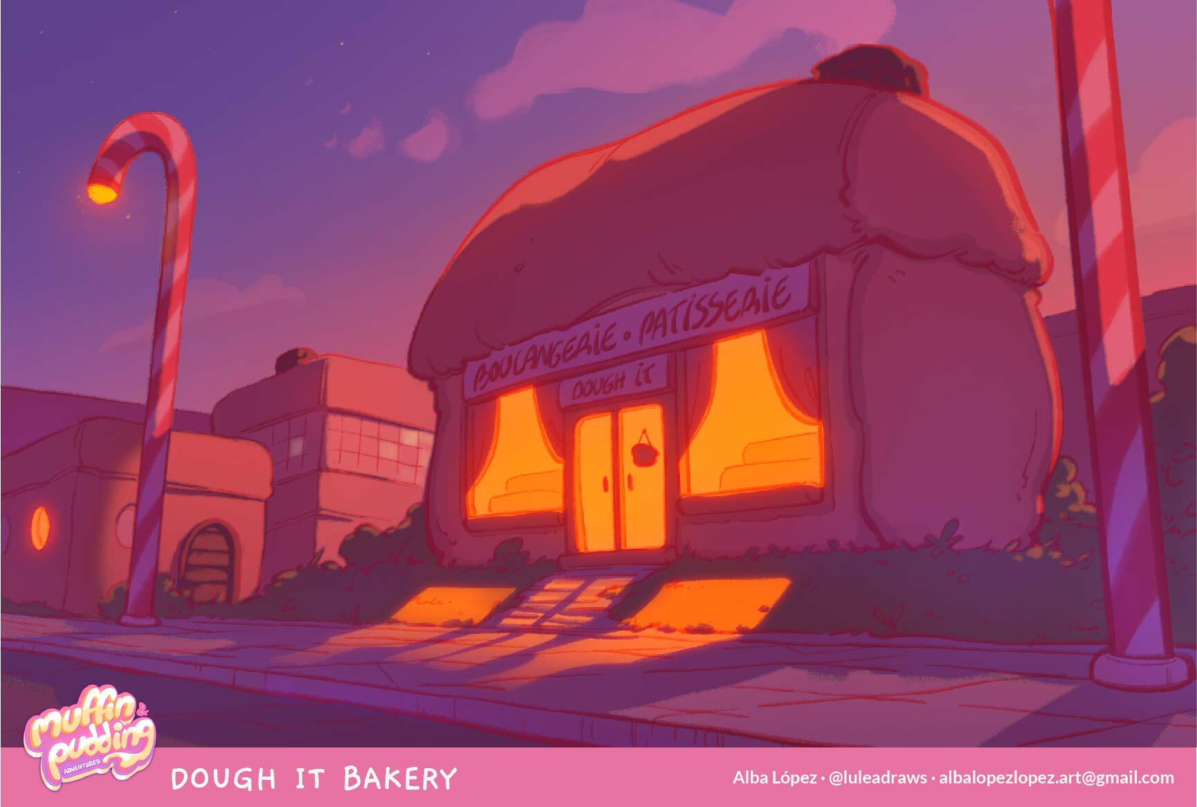 Muffin &amp; Pudding: Dough It Bakery, Sunset