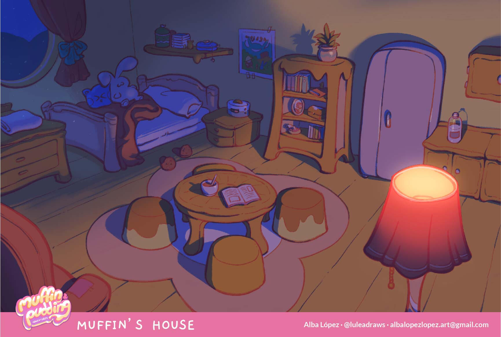 Muffin &amp; Pudding: Muffin's House, Night